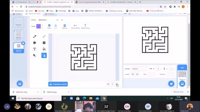 Descargar e insertar fondos de laberinto en Scratch 3.0 смотреть онлайн