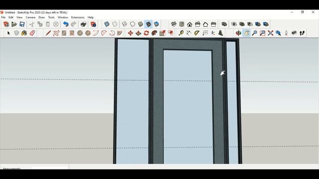 SketchUp Tutorial - Glass Door || Sal смотреть онлайн