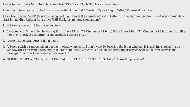 Unix & Linux: Linux Mint Rafaela Password смотреть онлайн