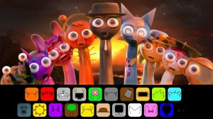 ЗД СПРУНКИ, 2 фаза #2 (Sprunki Incredibox)