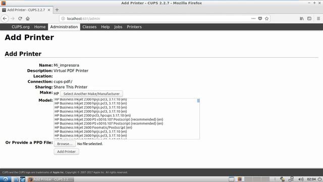 Instalación de Impresora en red, de Ubuntu a Windows. смотреть онлайн