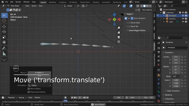Wiggle 2 - Blender Addon (Wiggle Bones) - Pinning Feature смотреть онлайн