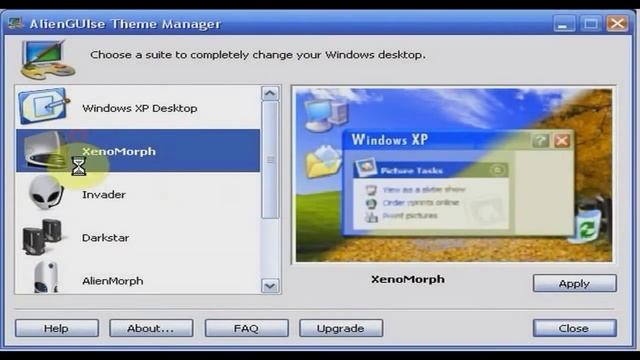 Alienware Themes for XP HD смотреть онлайн