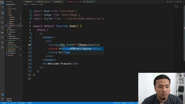 Berpindah halaman dengan Component Link #05 смотреть онлайн