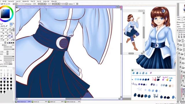 Elegant Waterbender Nanami Speedpaint смотреть онлайн