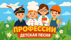Профессии – весёлая детская песня с мультиком