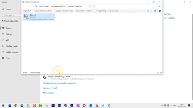 How To Turn ON Ethernet On Windows 10 with plugged Cable смотреть онлайн