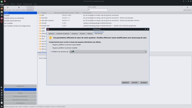 MX 21 Linux/ mon avis et test mise a jour synaptic (mode stable update смотреть онлайн