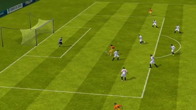 FIFA 13 iPhone/iPad - Sevilla FC vs. FC Barcelona смотреть онлайн