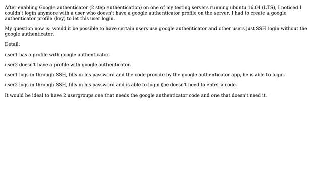 google authenticator for certain users (2 Solutions!!) смотреть онлайн