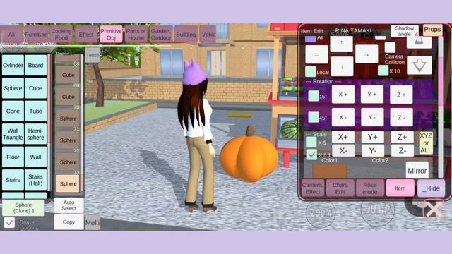 Tutorial Vegetable Shop + PropsID Aesthetic ID Save ✨🌼 : Sakura School Simulator
