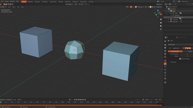 Copying Modifiers in the Outliner - Blender смотреть онлайн