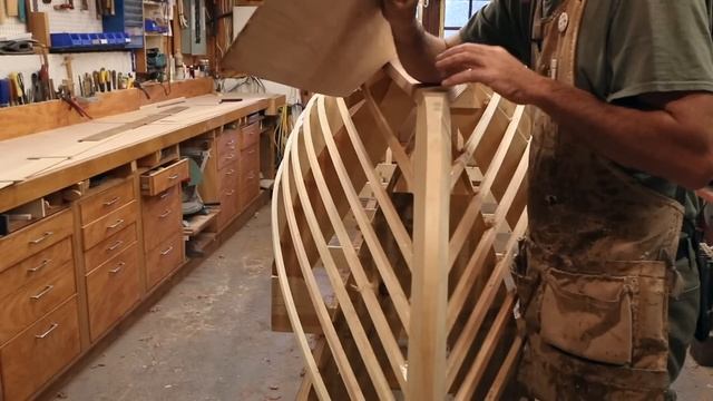 Building the Catalina Wherry - Part 15 - Bevelling for the Garboard Planks смотреть онлайн