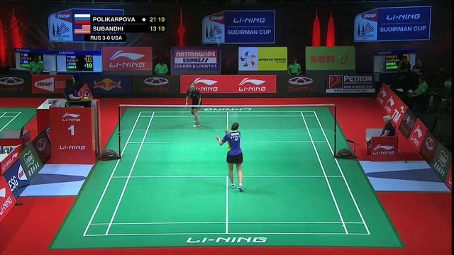 Group Stage (Level 2) - WS (Highlight) - Ksenia Polikarpova vs Jamie Subandhi - 2013 Sudirman Cup смотреть онлайн
