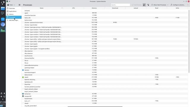 Looking at KDE Plasma 5.21 Desktop смотреть онлайн