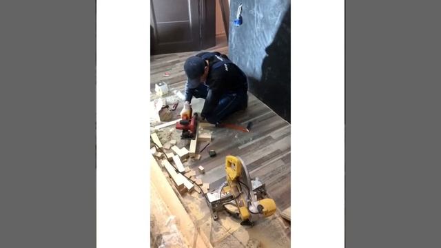 Обшивка помещения деревом под Loft. смотреть онлайн