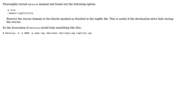 Unix & Linux: ddrescue: reread only good sectors? (3 Solutions!!) смотреть онлайн