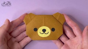 Мишка из бумаги | Детские поделки из бумаги своими руками