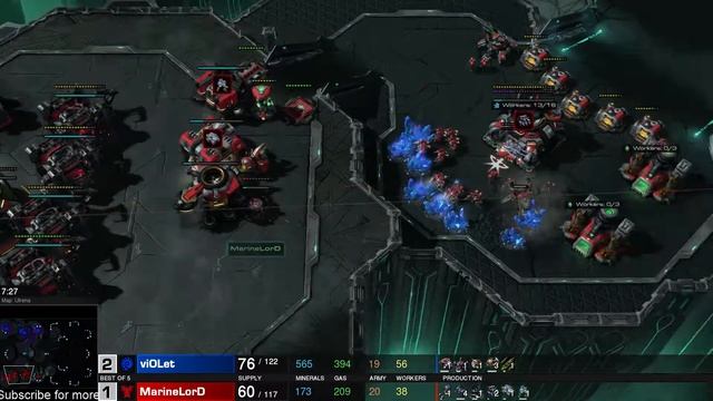StarCraft 2 - viOLet vs MarineLorD [ZvT] Game 4 - LotV Pro Tournament смотреть онлайн