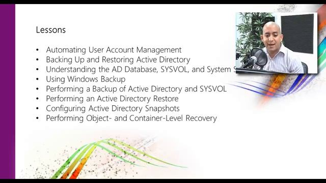 Aprenda sobre el Mantenimiento del Active Directory en Windows Server 2012 смотреть онлайн