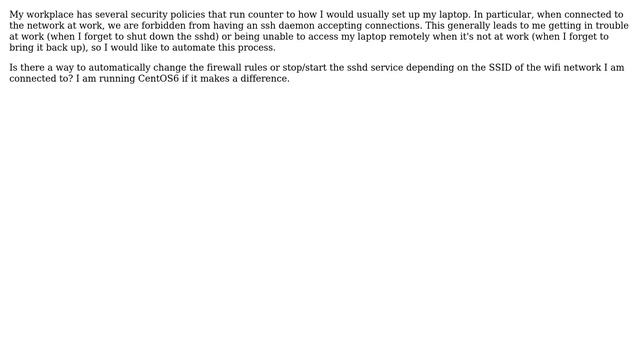 Unix & Linux: Changing network settings depending on SSID смотреть онлайн