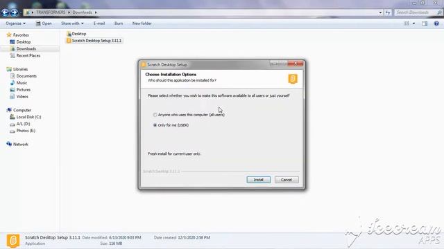 Scratch - Tutorial 01 - How to Download & Install Scratch Offline on Windows 7/8/10 (PC & Laptops) смотреть онлайн