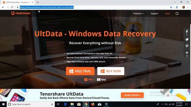 Best Data Recovery Software for Windows & Mac - Tenorshare UltData - Windows Data Recovery смотреть онлайн