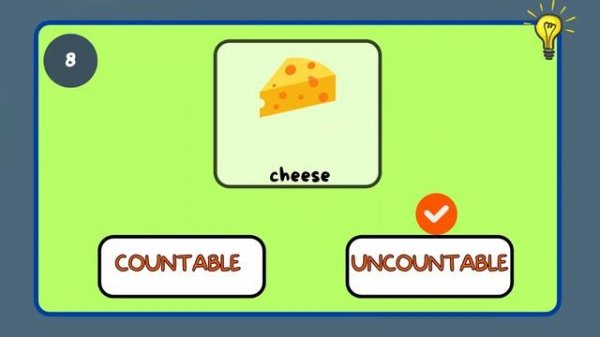Countable and Uncountable Nouns for kids