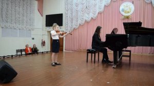 «Концерт №1 соль мажор для скрипки и фортепиано» Ф. Зейтц (1 часть).