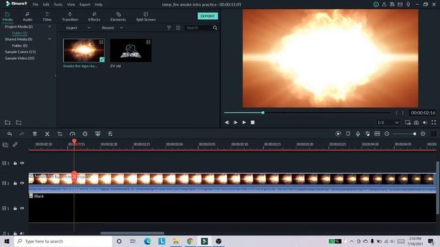 Make a Fire Smoke Logo Reveal Gaming intro | Filmora 9 Tutorial | + Free Template. смотреть онлайн