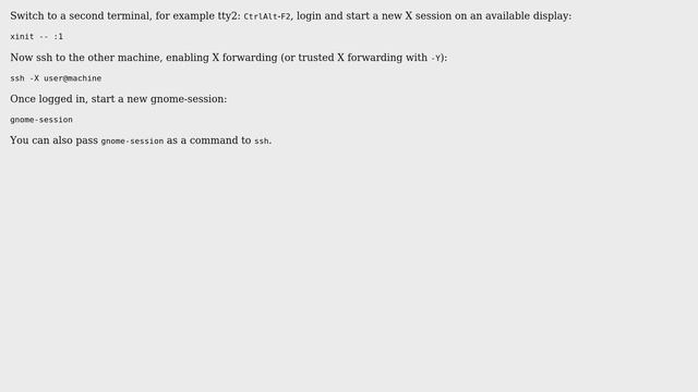 Unix & Linux: Launch a GNOME session from terminal (6 Solutions!!) смотреть онлайн