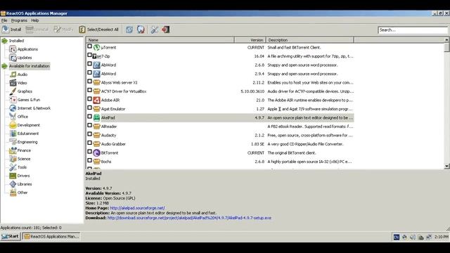 GSoC 2017: ReactOS Apps Manager Final Demo смотреть онлайн