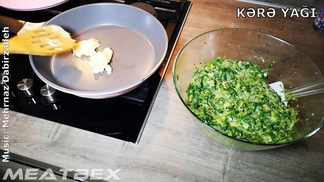 KÜKÜ RESEPTİ - Talış Mətbəxindən Göyərti Küküsü | Meatbex смотреть онлайн