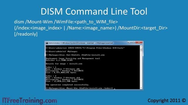 Performing Maintenence on a WIM Image смотреть онлайн