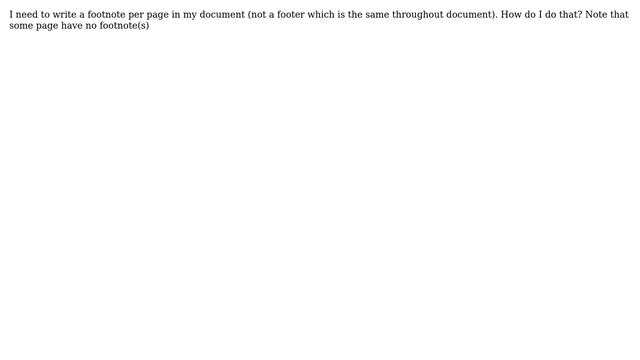 Ubuntu: Write a Footnote Per page смотреть онлайн