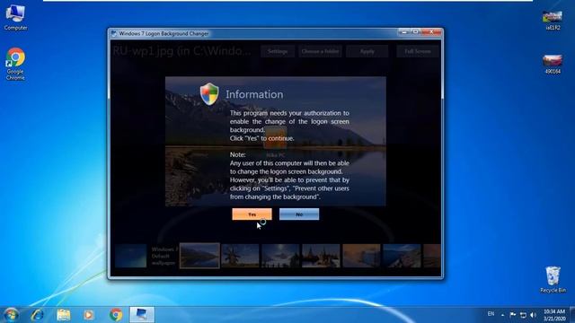 Windows 7 - ზე დაბლოკილი ეკრანის ფონის შეცვლა смотреть онлайн