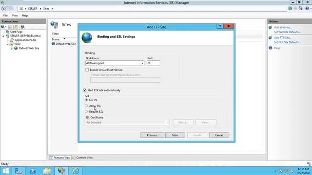 Install and Configure FTP Server on Windows Server 2012 R2 смотреть онлайн