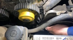 Неисправная муфта, течь сальника коленвала, промасленный ремень грм на Volvo s60 мотор 2,4.