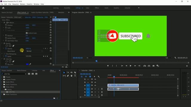 Subscribe Button on Video | Adobe Premiere Pro смотреть онлайн