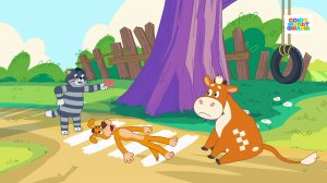 Новое Простоквашино – 89 серия — Полосатая проверка — Союзмультфильм HD