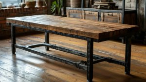 Лофт мебель из профильной трубы.