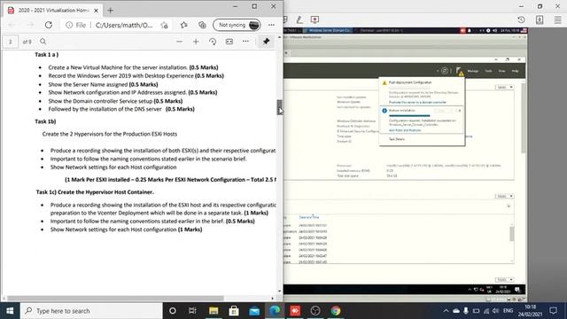 Home Virtualization Assignment Task 1A смотреть онлайн