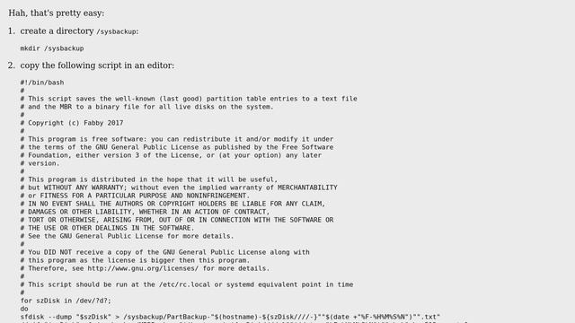 Ubuntu: How do I take a backup of my Master Boot Record (MBR) and Partition Table (PT)? смотреть онлайн