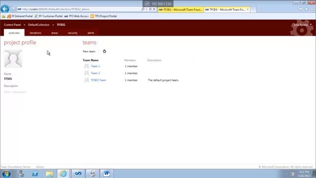 Team features in Team Foundation Server 2012 смотреть онлайн