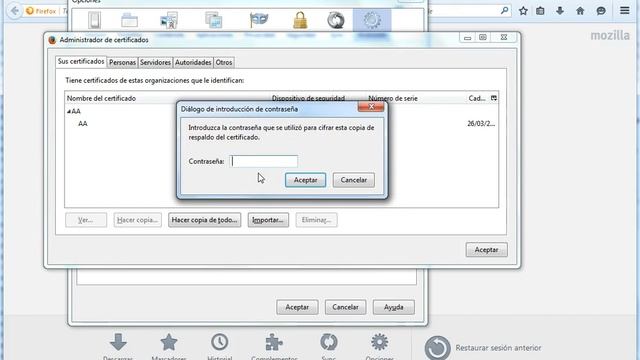 TUI R7 NFC. Importar certificados con Firefox смотреть онлайн