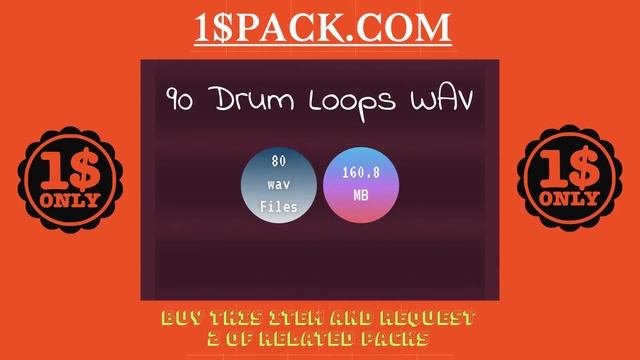 90 Drum Loops WAV / Audio смотреть онлайн