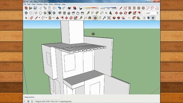 How to make modern house design in Google sketchup pro 2016.....! PART -1 смотреть онлайн