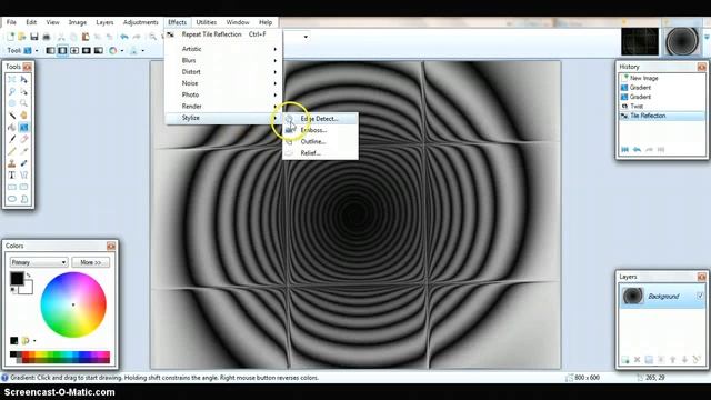 Paint.Net: spiral background - tyler смотреть онлайн
