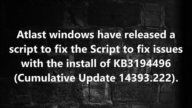 How To Fix Update Windows 10 Update stuck at 0% Update failed to install update error KB3194496 смотреть онлайн