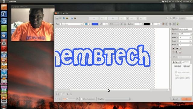 Kdenlive - How To Create Simple Animated Text смотреть онлайн